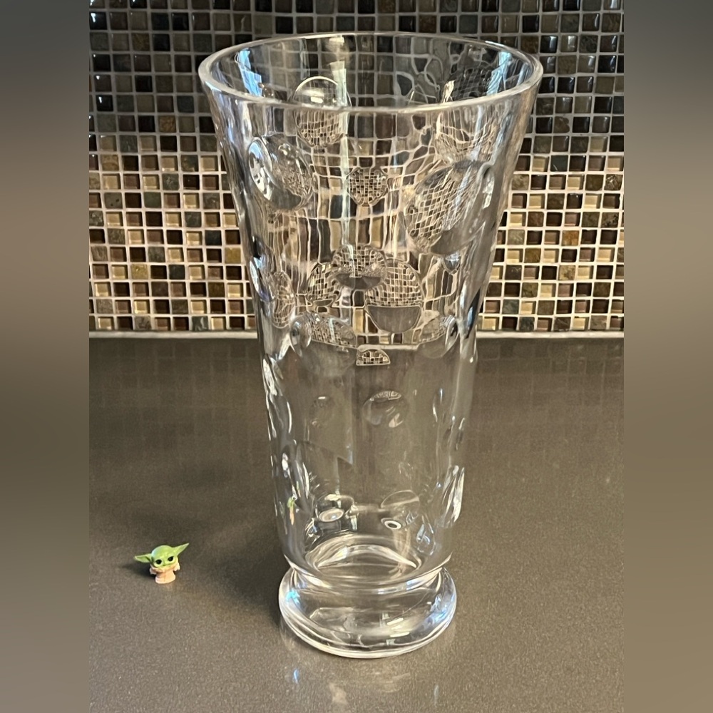 Vintage Tiffany & Co. Heavy Lead Crystal Vase 13.5” Tall Signed Circa 1993